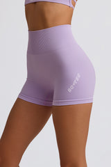 Super Sculpt Seamless Mini Shorts in Soft Lilac