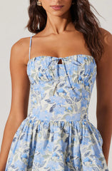 Larissa Floral Bubble Mini Dress