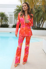 RUNAWAY Tigerlily Pant Orange Floral