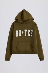 Acid Wash Oversized Hoodie in Dark Green