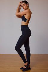 High-Waist Leggings in Black