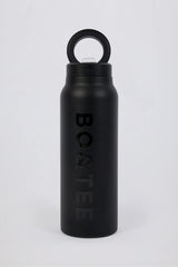 Magnetic Thermos-Insulated Stainless Steel Water Bottle in Black