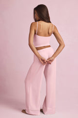 Ivelle-Modal Mid-Rise Pyjama Trousers in Baby Pink