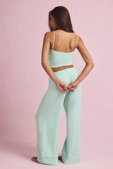 Ivelle-Modal Mid-Rise Pyjama Trousers in Mint