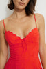 Scalloped Eyelet Mini Dress