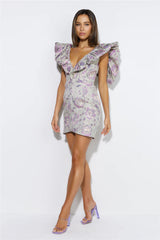 Runway Is Yours Mini Dress Sage