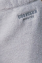 Fleece Wide Leg Joggers in Grey