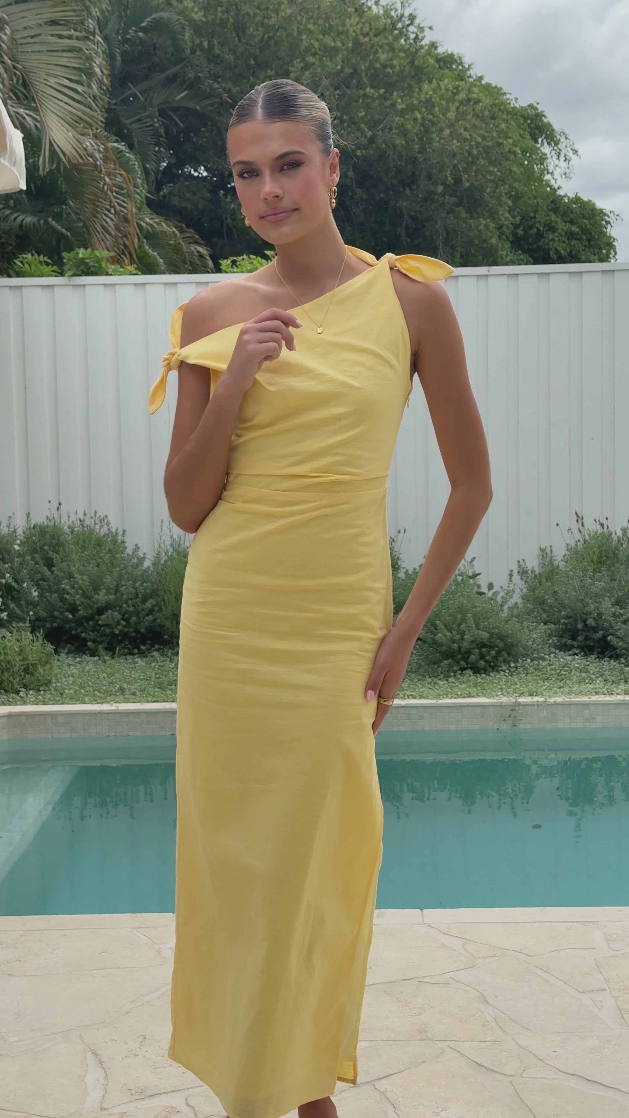 Simone Maxi Dress - Yellow