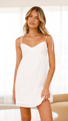 Uzi Mini Dress - White