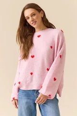 Amara Heart Sweater