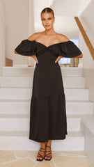 Averianna Maxi Dress - Black