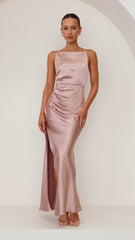 Ava Maxi Dress - Dusty Pink