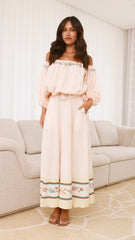 Lainey Maxi Skirt - Peach