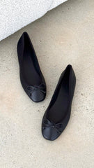 Isaiah Ballet Flats - Black