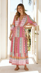 Tessa Maxi Dress - Cedella Print