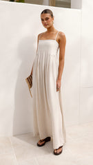 Pippy Maxi Dress - Natural