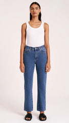 Organic Straight Leg Jean - Vintage Blue