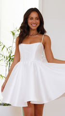 Ichiko Mini Dress - White