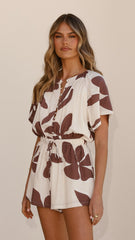 Santorini Playsuit - Belle Femme