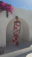 Soho Maxi Dress - Blush Lotus