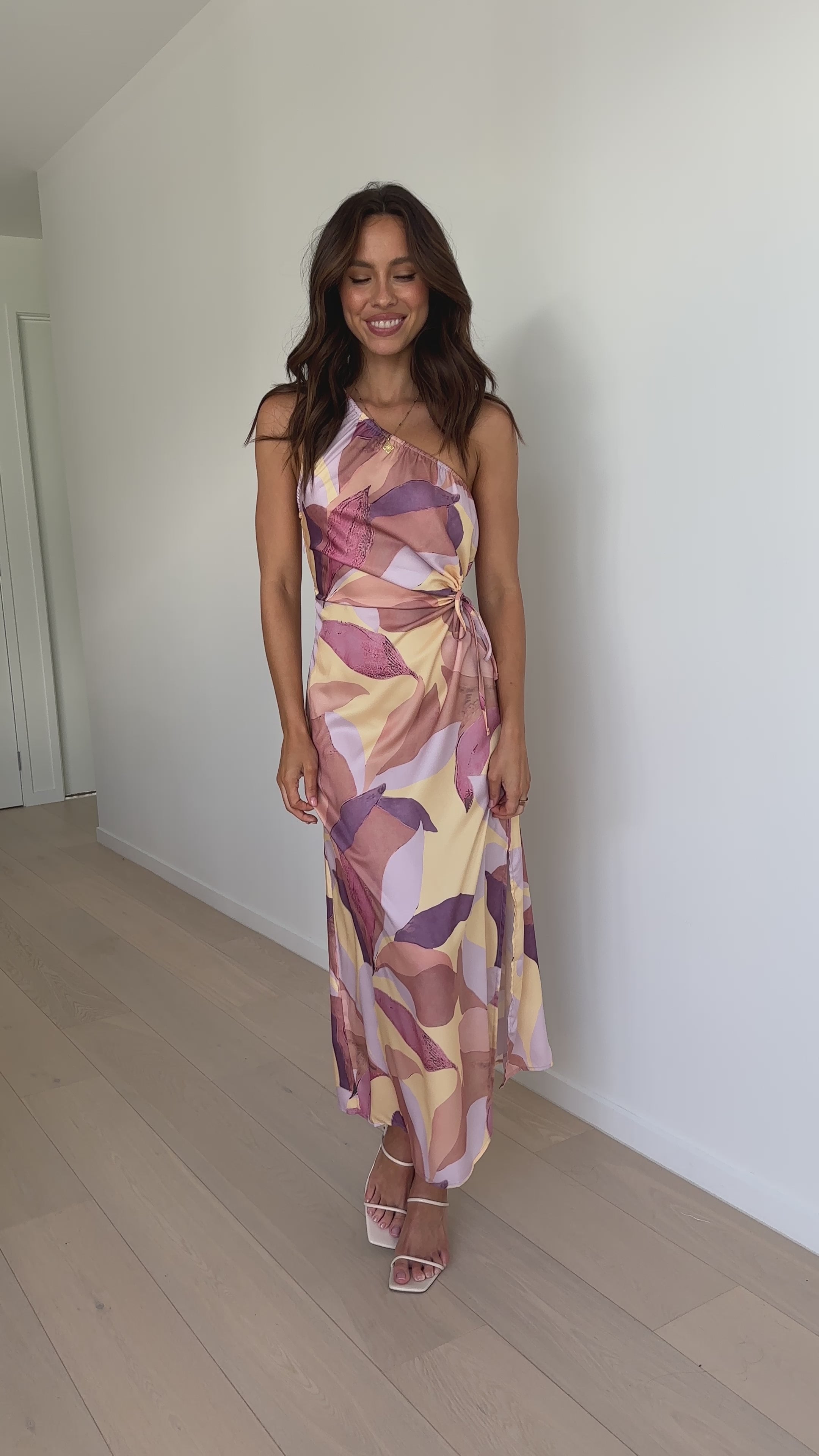 Lana Maxi Dress - Pink/Purple Floral