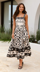 Zabella Maxi Dress - Siena Print