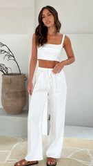 Maliena Pants - White