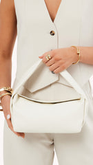 Olive Handle Bag - Bone