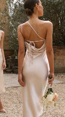 Josephina Midi Dress - Champagne