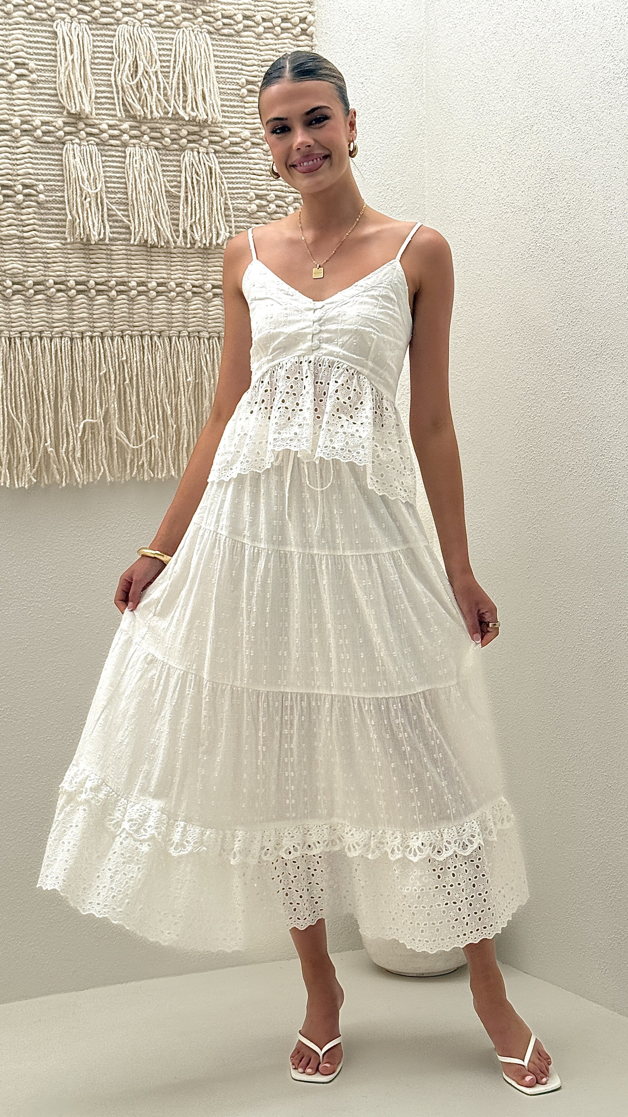 Majella Maxi Skirt - White