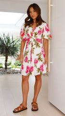 Neisha Mini Dress - Bonita Floral