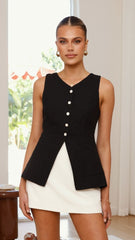 Amber Top - Black