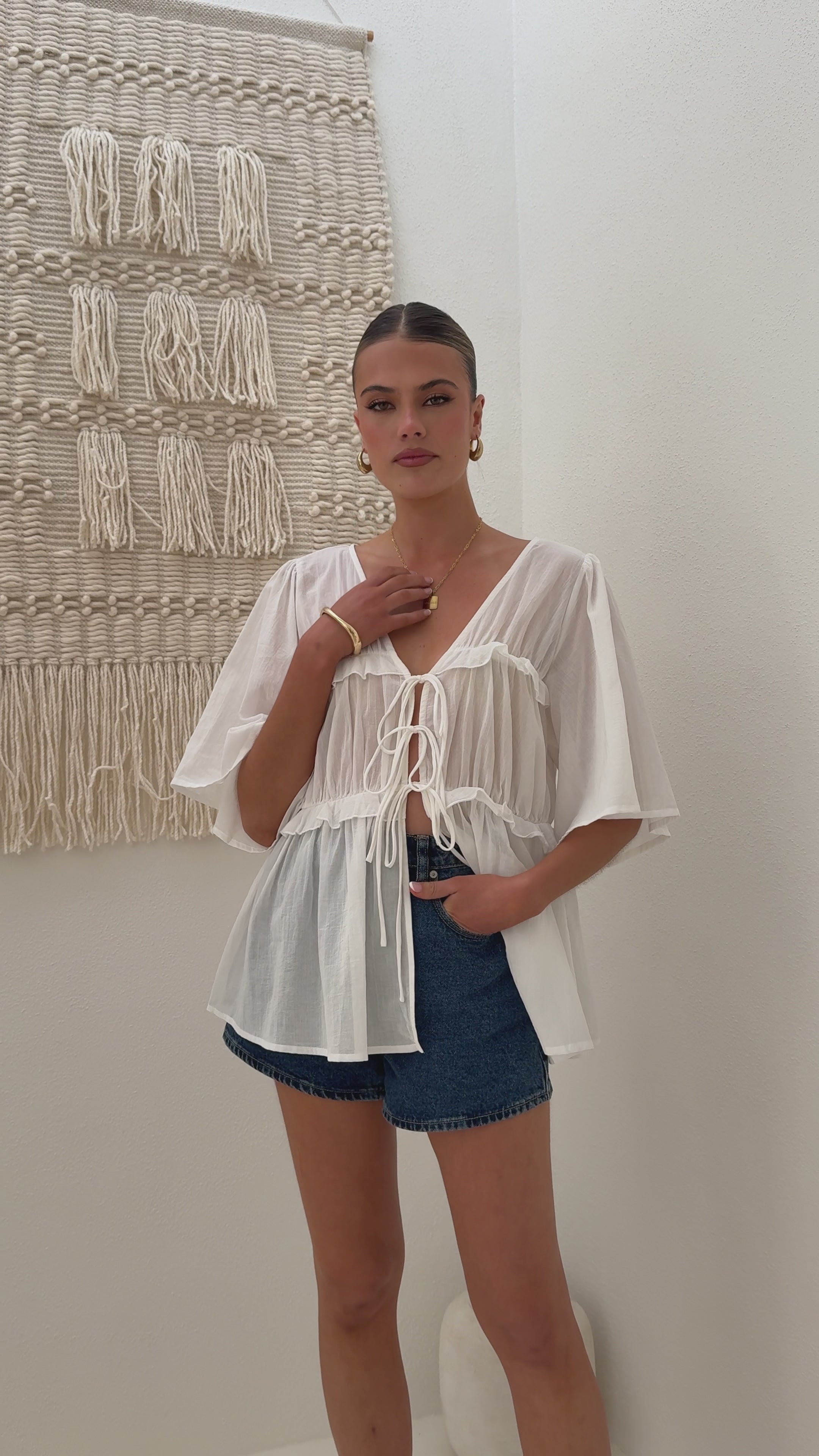 Raya Top - White