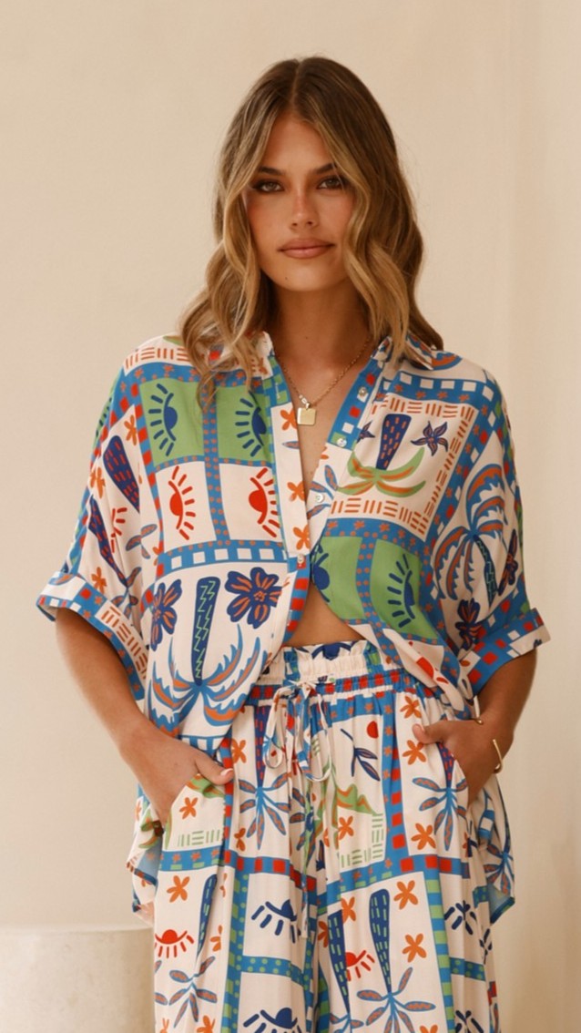 Daley Button Up Shirt - Lorelei Collection