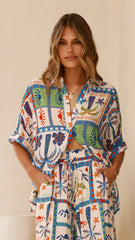 Daley Button Up Shirt - Lorelei Collection