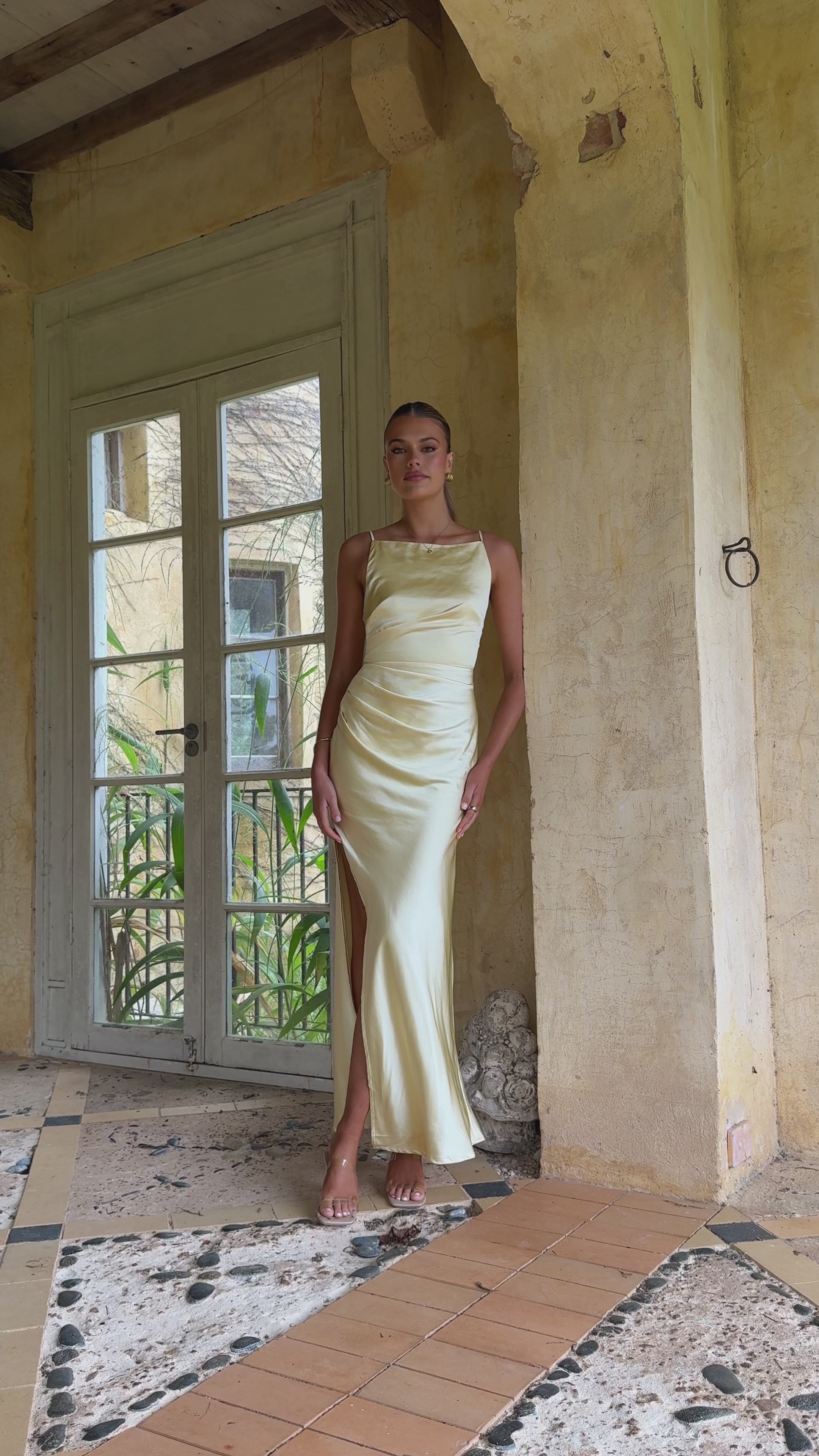 Ava Maxi Dress - Yellow