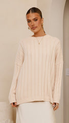 Naiva Oversized Knit - Cream