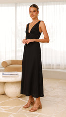 Kataryna Maxi Dress - Black