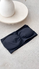 Bandeau Bra - Black