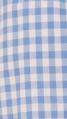 Madison Top - Blue/White Gingham