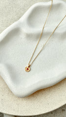 January Birthstone Necklace - Garnet