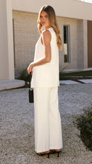 Alina Vest - White