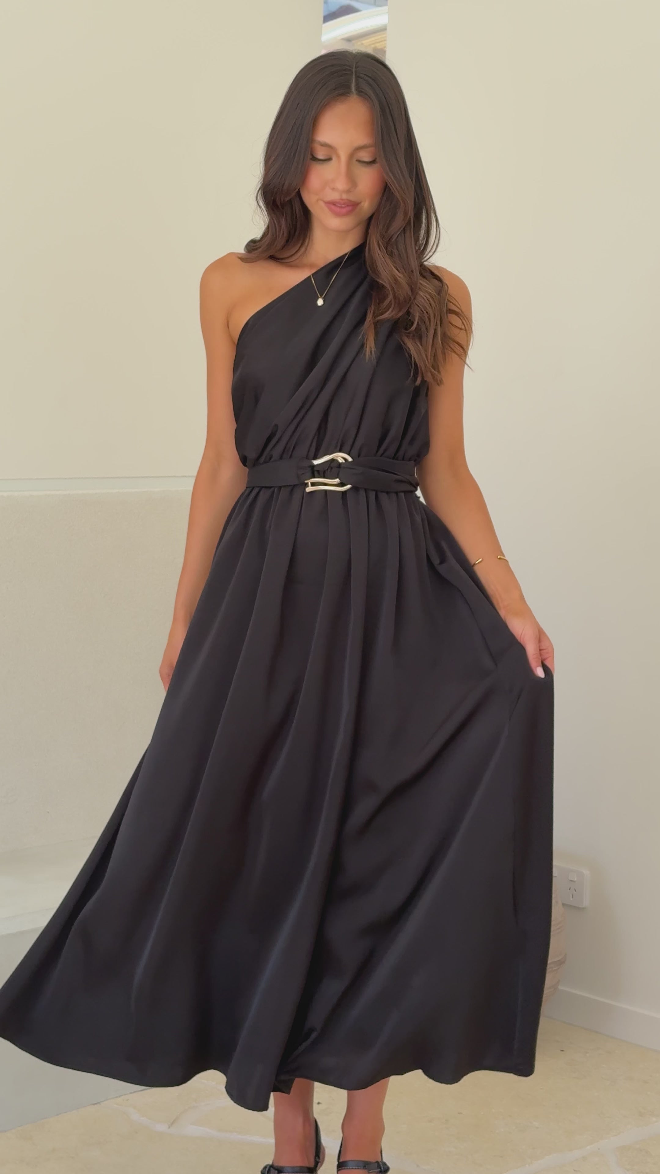 Hadas Maxi Dress - Black