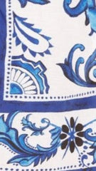 Laraine Mini Skirt - Sapphire / White Zayna