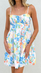 Lia Mini Dress - Blue Summer