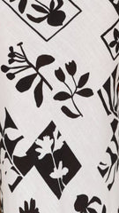 Samaya Pants - White/Black Print