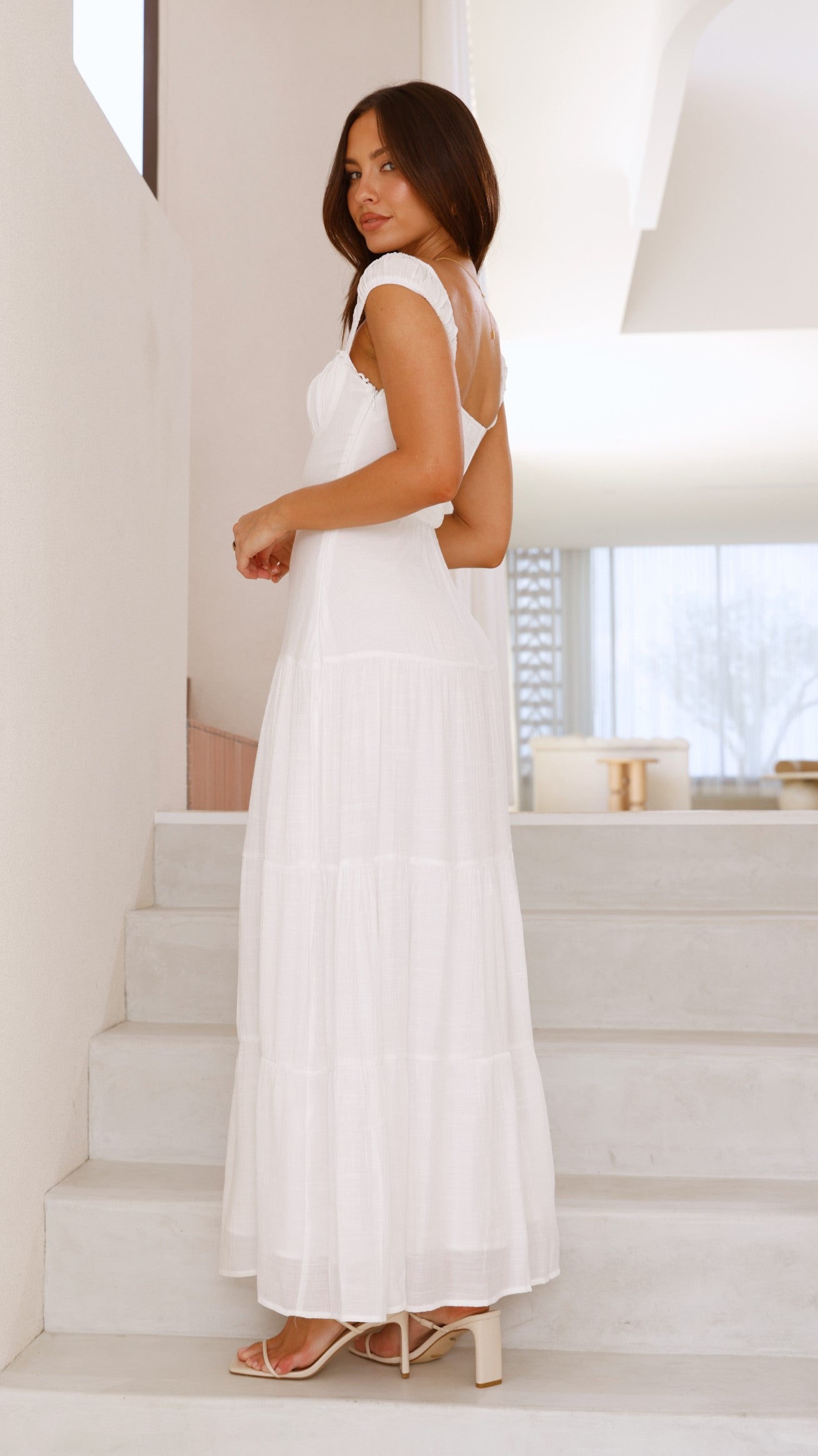 Pasca Maxi Dress - White