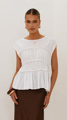 Evelyn Top - White