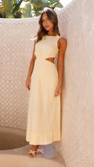 Kimberley Maxi Dress - Yellow