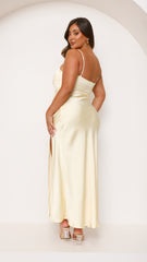 Ilana Maxi Dress - Yellow